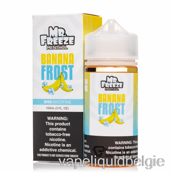 Vape België Bananenvorst - Mr Freeze - 100ml 6mg